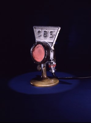 Microphone used by President Franklin D. Roosevelt during his fireside chats in the 1930s.