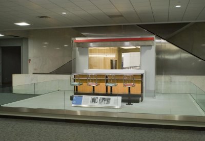 The counter of the F.W. Woolworth Co. store in Greensboro, N.C., where African-American college students staged a sit-in Feb. 1, 1960, to protest segregated eating places.