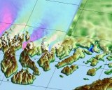 Scientists discovered deep canyons beneath Greenland's ice. Credit: NASA.