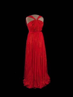 The Smithsonian’s National Museum of American History will display first lady Michelle Obama’s second inaugural gown in the center of the museum’s popular exhibition, “The First Ladies.” Photo: Hugh Talman, Smithsonian Institution.