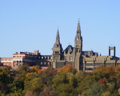 Georgetown confronts troubled history Georgetown was funded by the sale of slaves. Staff photo.