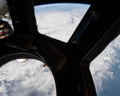Hurricanes and the measure of destruction Hurricane Harvey, viewed from the International Space Station.