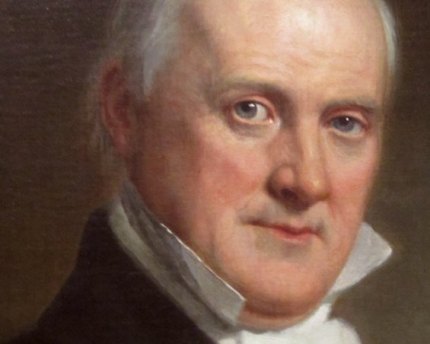 James Buchanan's presidential portrait. 