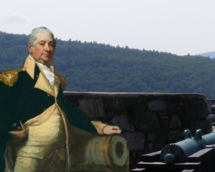 Henry Knox moved cannons from New York to Boston. Image: Gilbert Stuart's 1820 painting of Knox. Photo: StudyHall.Rocks. 